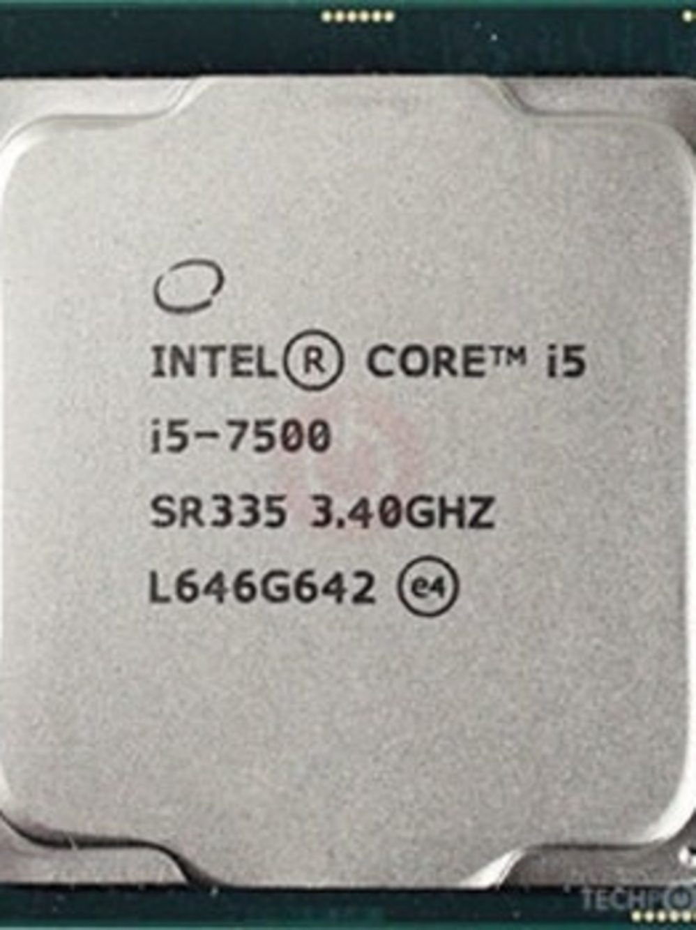 Intel Core i5-7500 Processor - Silver with Green PCB Edge